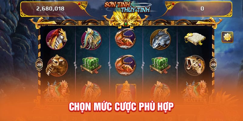 Sơn Tinh Thủy Tinh 789Win - Bí Kíp Chơi Game Bất Bại 4 chon-muc-cuoc-phu-hop